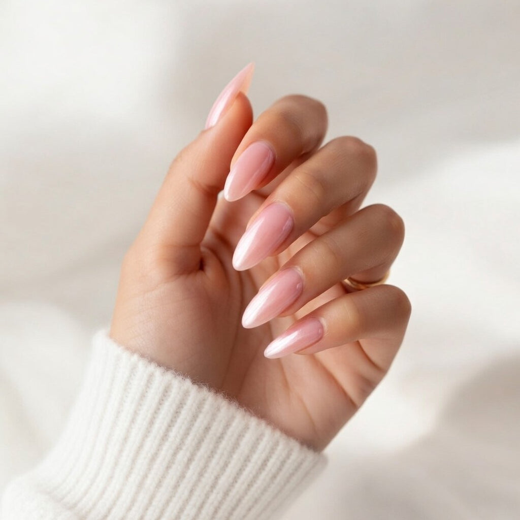 Glazed Pink Medium Almond