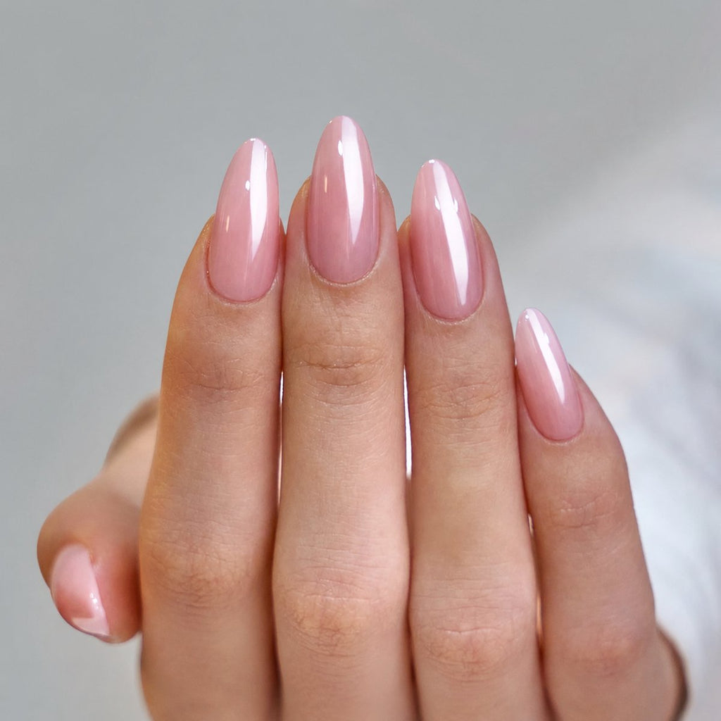 Glazed Pink Medium Almond