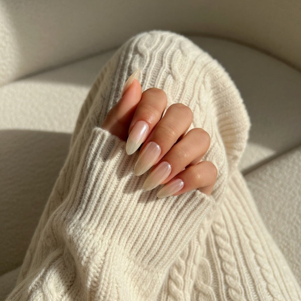 Glazed White Medium Almond
