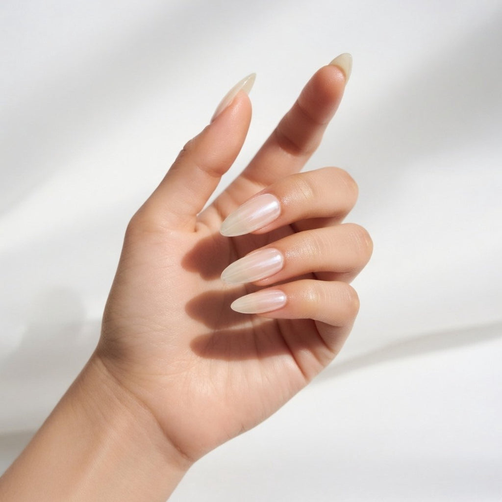 Glazed White Medium Almond