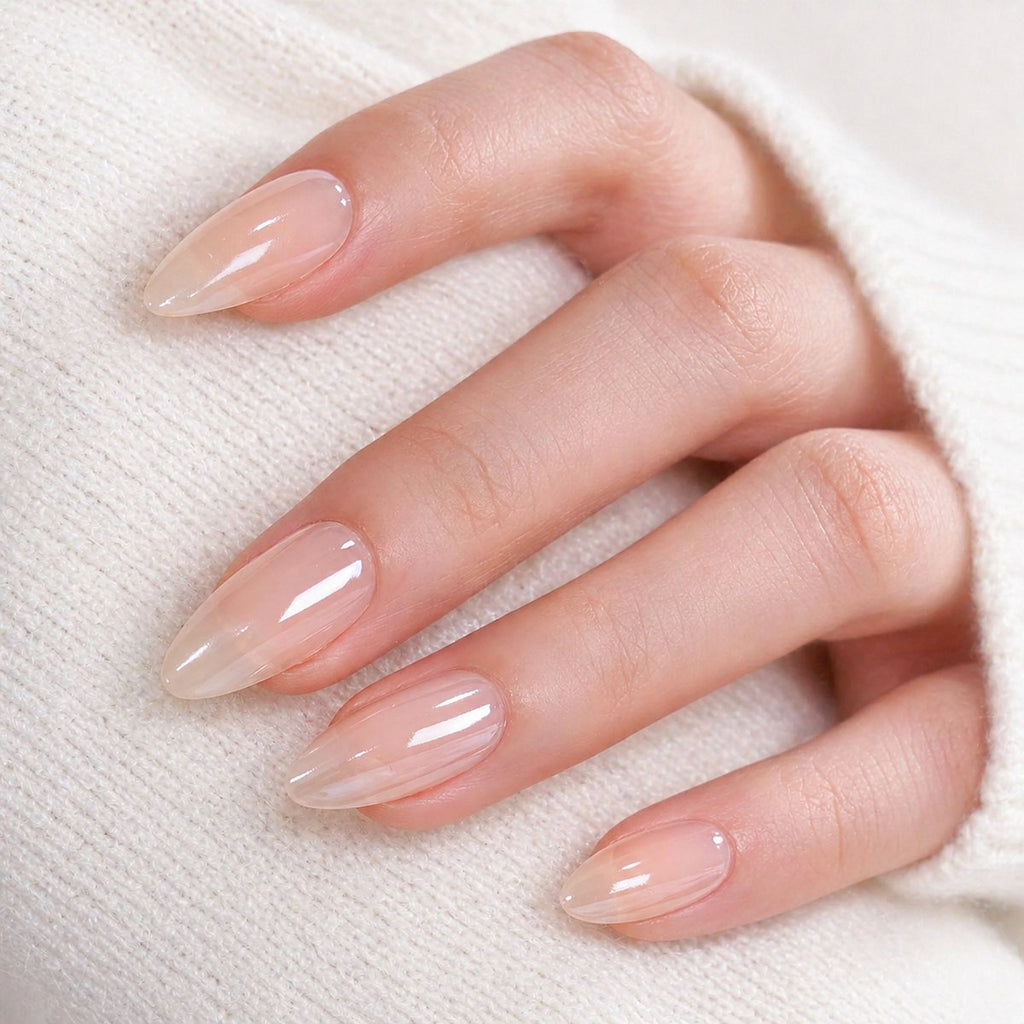 Glazed White Medium Almond