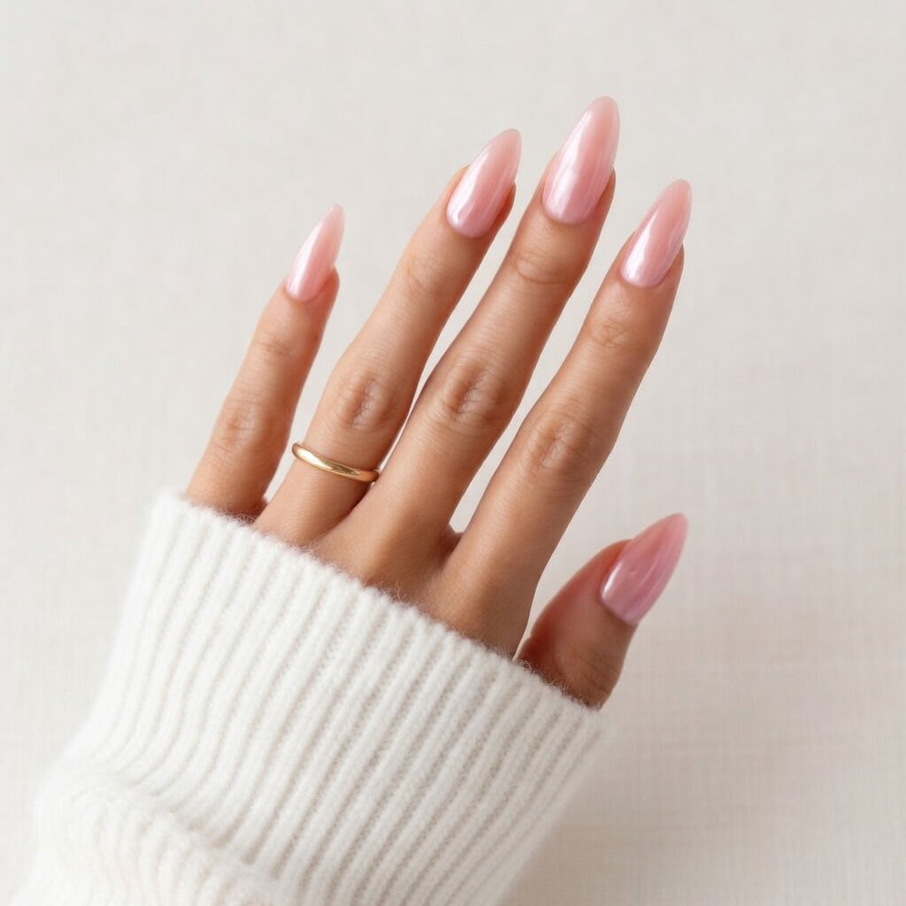 Glazed Pink Medium Almond