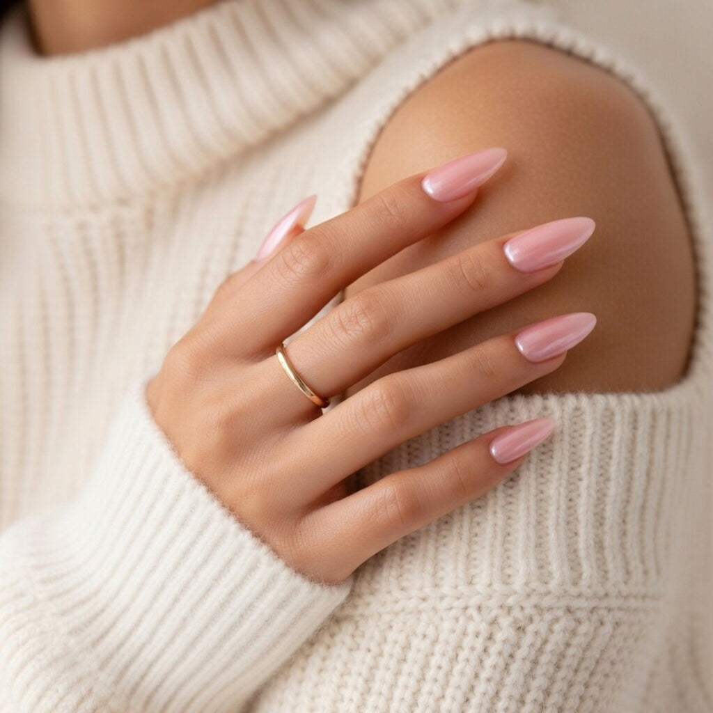 Glazed Pink Medium Almond